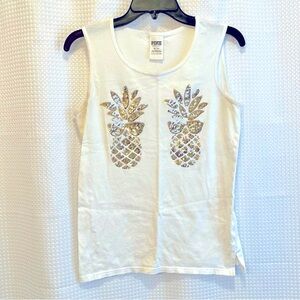 VS PINK Sequin Pineapple Tank